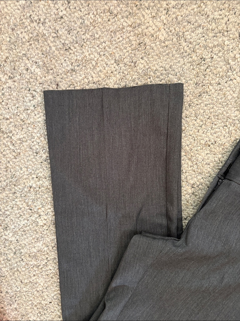 Maurice's grey smart trousers with faux pockets Size 9/10 Long - Picture 3 of 11